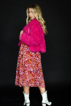 Load image into Gallery viewer, Hot Pink Fuzzy Coat