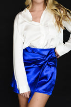 Load image into Gallery viewer, English Blue Twisted Skort