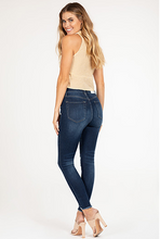 Load image into Gallery viewer, YMI High Waist Distressed Skinny Jeans