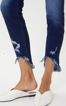Load image into Gallery viewer, Tatter Bottom High-Rise Skinny Jeans