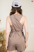 Load image into Gallery viewer, Natural Knit Crossback Romper