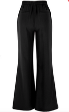 Load image into Gallery viewer, Wide Leg Black Dress Pants