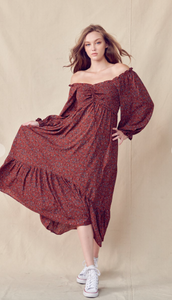 Felicity Floral Midi Dress