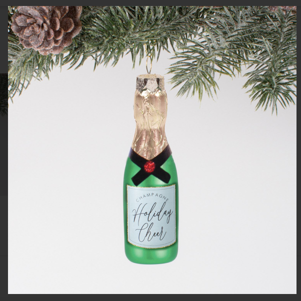 Champagne Glass Ornament