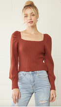 Load image into Gallery viewer, Brick Tie Back Sweater