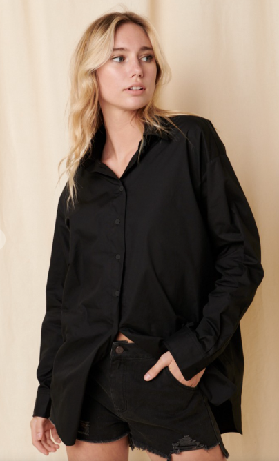 Black Button Down Shirt