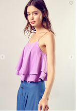 Load image into Gallery viewer, Sydney Beaded Lavender Top