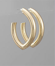 Load image into Gallery viewer, Gold Max Bubble Oval Earrings