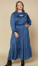 Load image into Gallery viewer, Enchanted Blue Maxi Dress