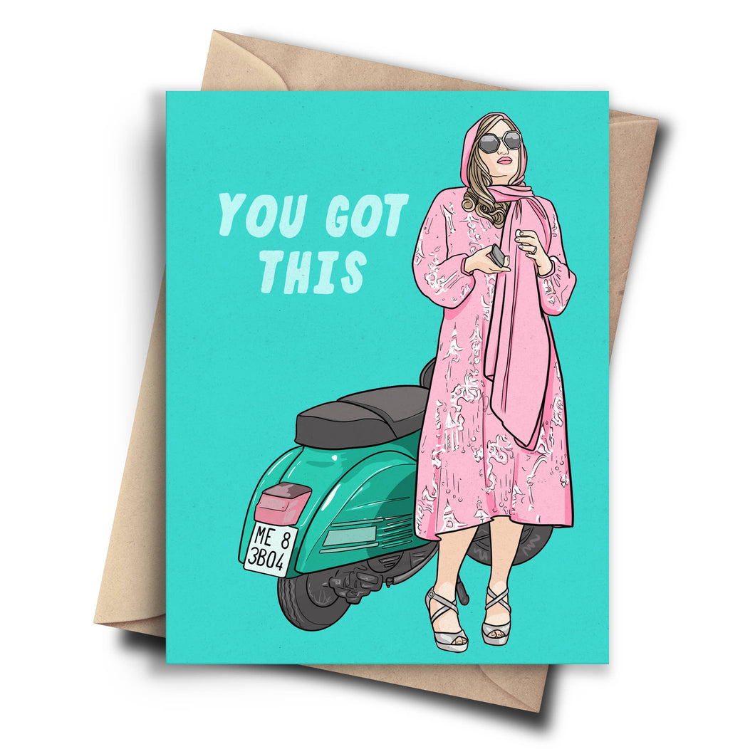 White Lotus Tanya Encouragement Card - You Got This