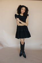 Load image into Gallery viewer, Bambi Black Denim Dress