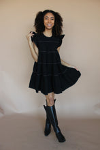 Load image into Gallery viewer, Bambi Black Denim Dress
