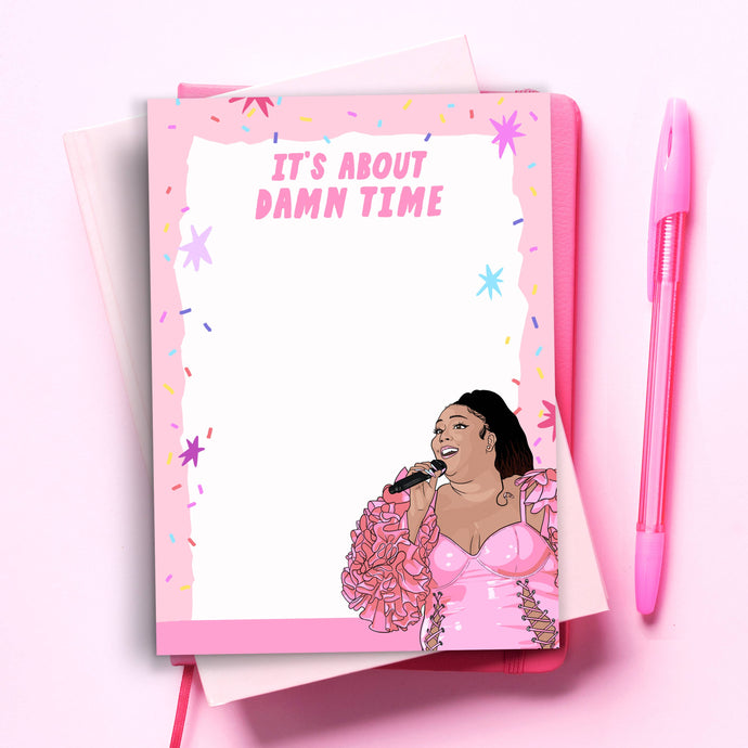 Lizzo Funny Notepad - Pop Culture To Do List
