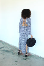 Load image into Gallery viewer, Checker Cutout Maxi Dress