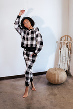 Load image into Gallery viewer, Buffalo Plaid Teddy Lounge Sweater