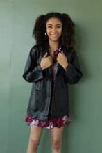 Load image into Gallery viewer, Black Leather Blazer Jacket