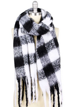 Load image into Gallery viewer, Buffalo Plaid Over-sized Scarf