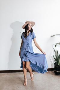 Cerulean Blue Maxi Dress