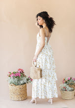 Load image into Gallery viewer, Corset Floral Maxi Dress