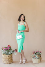 Load image into Gallery viewer, Strappy Back Green Dress