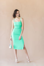 Load image into Gallery viewer, Strappy Back Green Dress