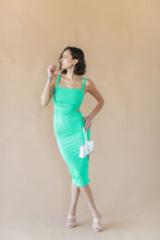 Load image into Gallery viewer, Strappy Back Green Dress