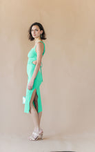 Load image into Gallery viewer, Strappy Back Green Dress