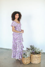 Load image into Gallery viewer, Waltz Lavender Tiered Dress