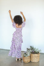 Load image into Gallery viewer, Waltz Lavender Tiered Dress