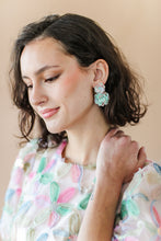 Load image into Gallery viewer, Floral Multi Color Earrings