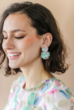 Load image into Gallery viewer, Floral Multi Color Earrings