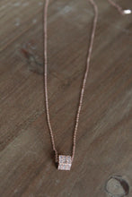 Load image into Gallery viewer, Cubed Stone Necklace