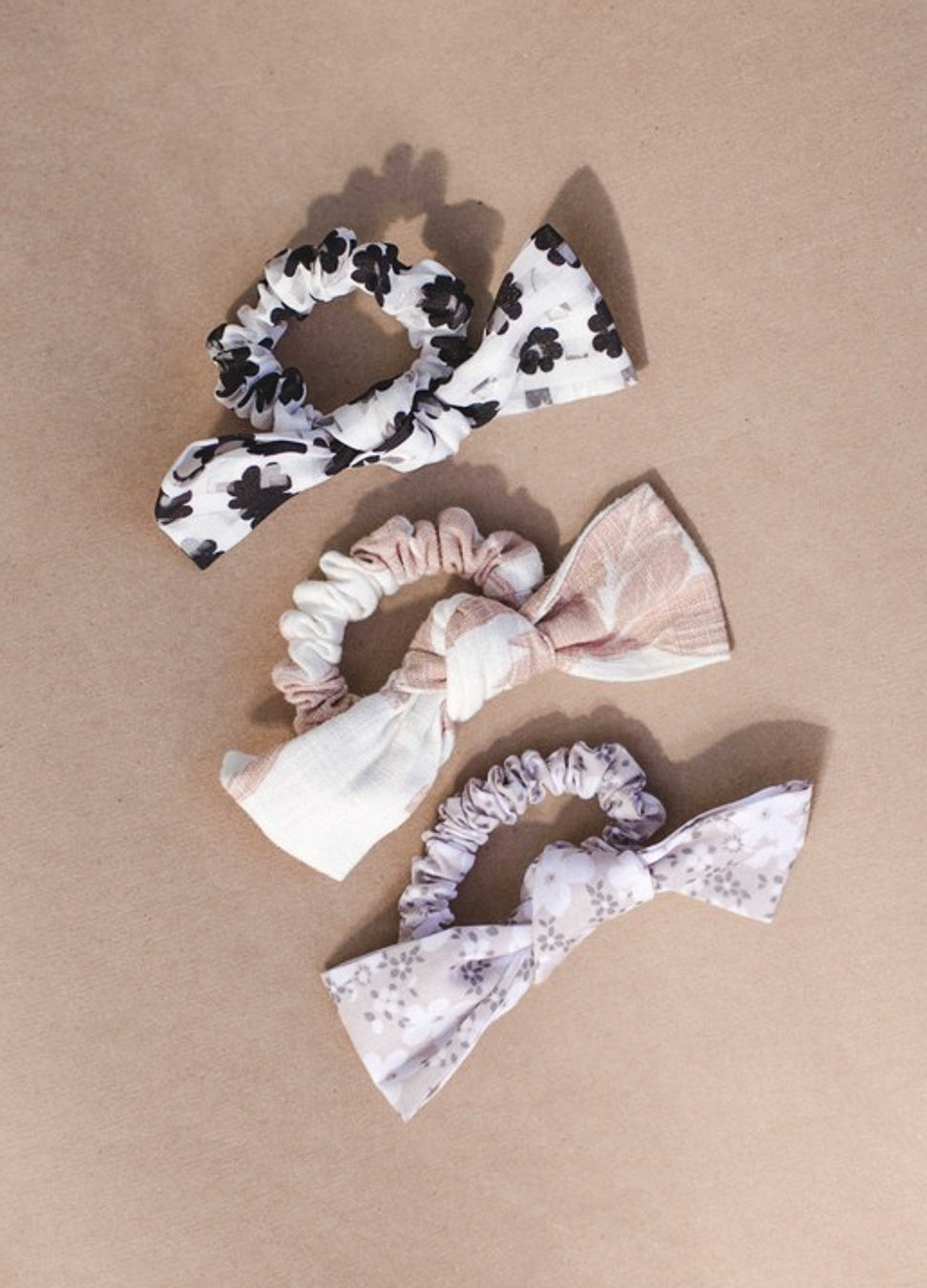 Knotted Floral Hair Tie