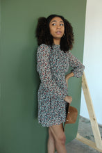 Load image into Gallery viewer, Dark Romance Floral Dress