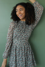 Load image into Gallery viewer, Dark Romance Floral Dress