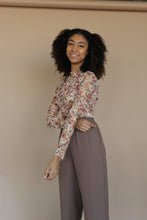 Load image into Gallery viewer, Enchante Floral Mesh Top