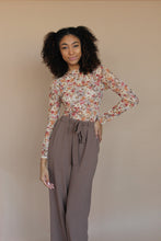 Load image into Gallery viewer, Enchante Floral Mesh Top