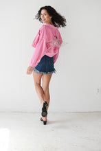 Load image into Gallery viewer, Nashville Rhinestone Fringe Pink Jacket