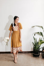 Load image into Gallery viewer, Golden Poppy Print Dress