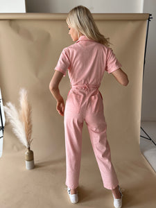 Kendall Peachy Utility Jumpsuit