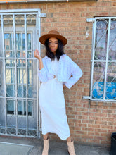 Load image into Gallery viewer, Gulf Shores White Cutout Dress