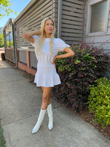 White Jewel & Pearl Top
