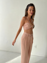 Load image into Gallery viewer, Dusty Pink Linen Pant Set