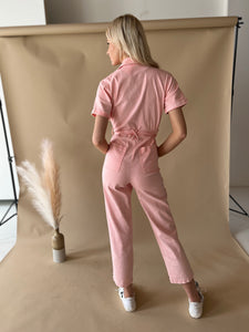 Kendall Peachy Utility Jumpsuit