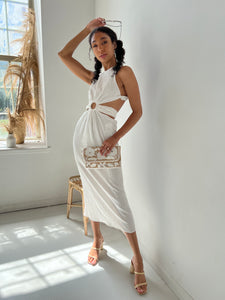 Gulf Shores White Cutout Dress