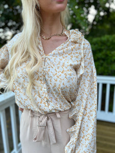 Celestial Ruffle Blouse