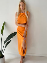 Load image into Gallery viewer, Tangerine Crop Top