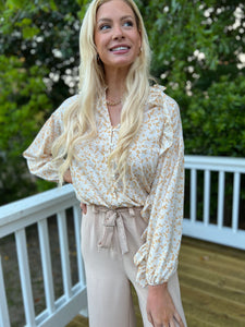 Celestial Ruffle Blouse