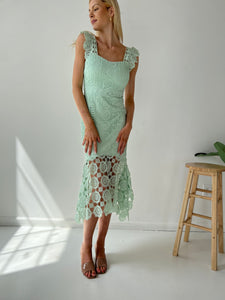 Crochet Dreams Sage Dress