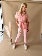 Load image into Gallery viewer, Kendall Peachy Utility Jumpsuit
